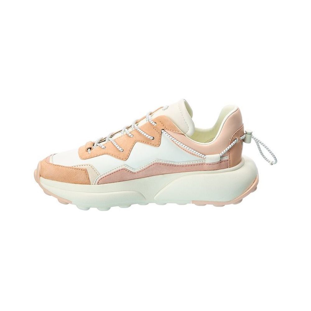Stuart Weitzman SW 1 Leather & Suede Sneaker - Picture 2 of 5